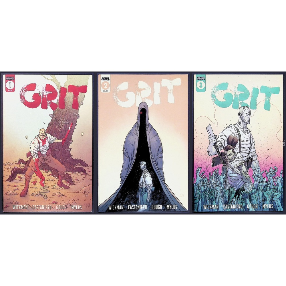 Scout‎ Comics Comic Book Grit #1-3 Set 2020 NM Wickman Castaniero Gough Myers